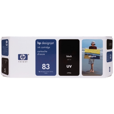 HP HP 83 Mustepatruuna musta, 680 ml