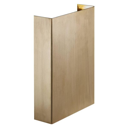 Nordlux FOLD 2019051035 Seinävalaisin 3000K, 2xLED, IP54 Messinki