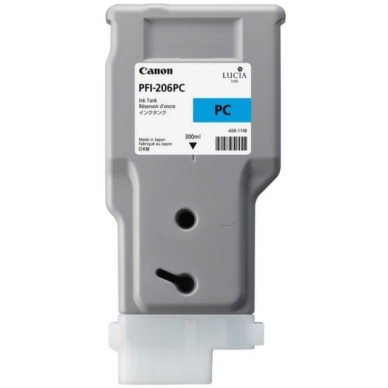 Canon Canon PFI-206 PC Mustepatruuna syaani, 300 ml