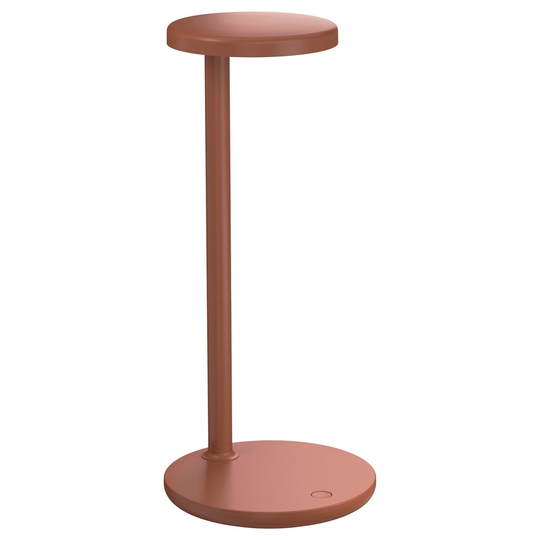 Flos Oblique pöytävalaisin, 2700K, ruoste
