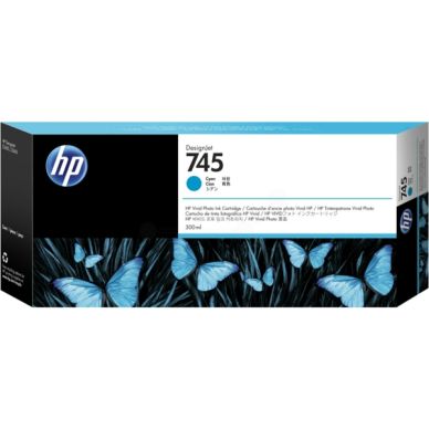 HP HP 745 Mustepatruuna syaani