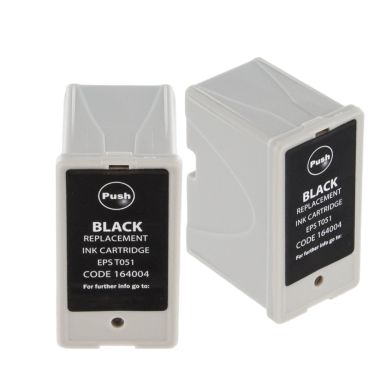 inkClub Mustepatruuna musta 18,2ml, 2-pakkaus