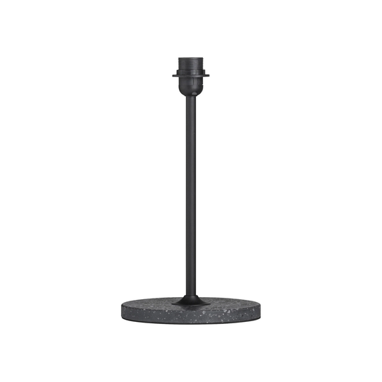 HAY Common pöytävalaisimen jalusta, soft black - black terrazzo