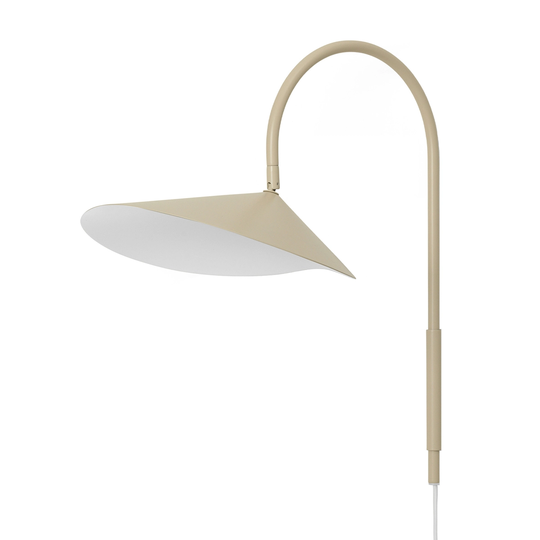ferm LIVING Arum seinävalaisin, kääntyvä, cashmere