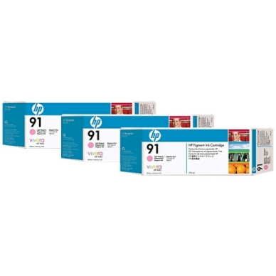 HP HP 91 Mustepatruuna vaalea magenta, 775 ml