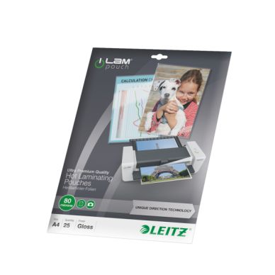 Leitz Laminointitasku A4 UDT 80 mic. 25/ltk