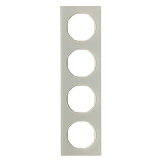 Hager 10142204 Peitekehys 4-paikkainen, R.3 Teräs/musta