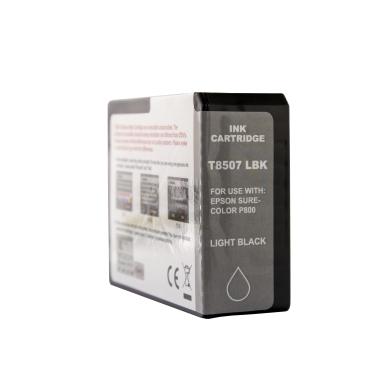 WL Mustepatruuna, korvaa Epson T8507, vaalea musta, 84 ml