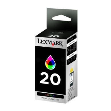 Lexmark Lexmark 20HC Mustepatruuna 3-väri, 27 ml