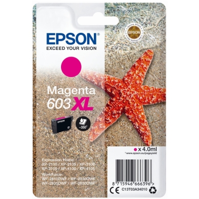 Epson Epson 603XL Mustepatruuna magenta 350 sivua (T03A3)