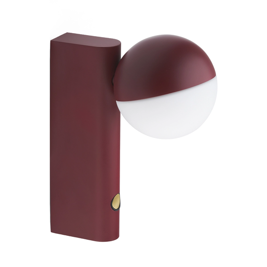 Northern Balancer mini seinä/pöytävalaisin, cherry red