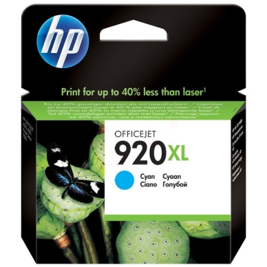 HP HP 920XL Mustepatruuna syaani, 700 sivua