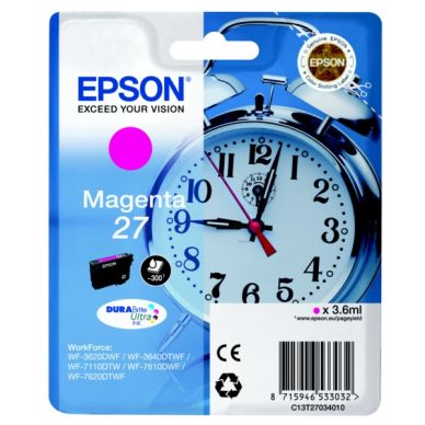 Epson Epson 27 Mustepatruuna magenta, 300 sivua