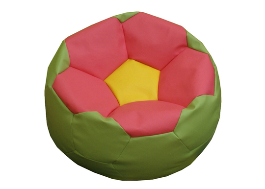 Säkkituoli 190 L lime roosa kukka