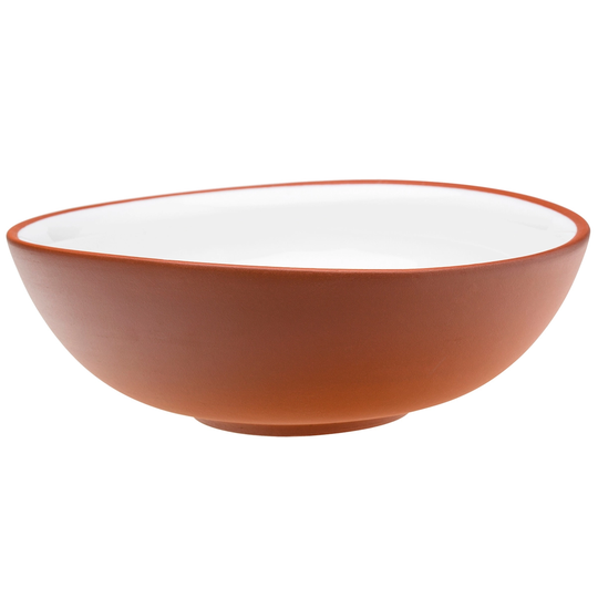 Vaidava Ceramics Earth kulho 2 L, kaareva, valkoinen