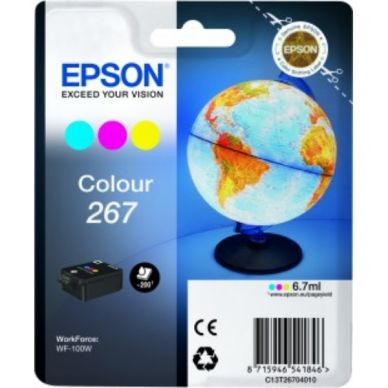 Epson Epson 267 Mustepatruuna 3-väri, 200 sivua