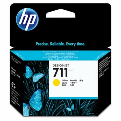 HP HP 711 Mustepatruuna keltainen, 3 x 29 ml
