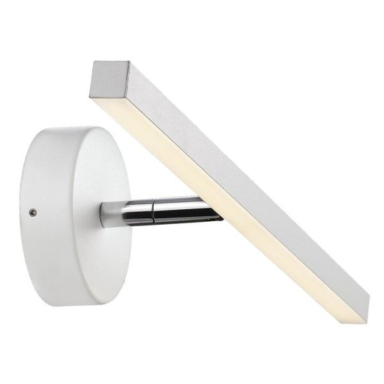 Nordlux IP 83061001 Seinävalaisin LED, 5,6W, IP44, 2700K valkoinen