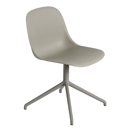 Muuto Fiber tuoli, pyörivä, harmaa