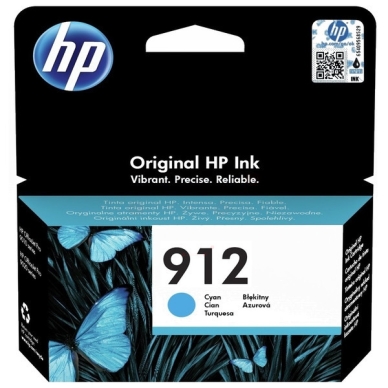 HP HP 912 Mustepatruuna syaani, 315 sivua