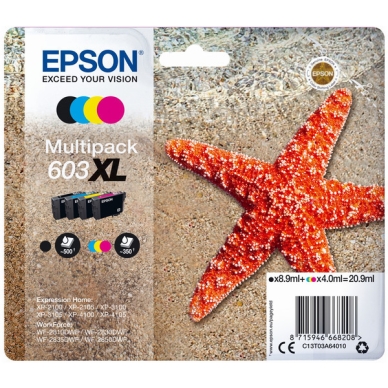 Epson Mustepatruuna MultiPack Epson 603XL Bk,C,M,Y