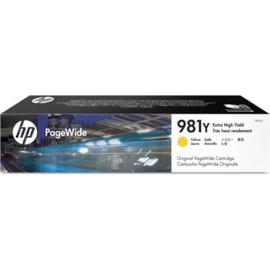 HP Mustepatruuna keltainen (HP 981Y), 16.000 sivua