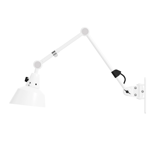 Midgard Modular 505 seinävalaisin, valkoinen - alumiini