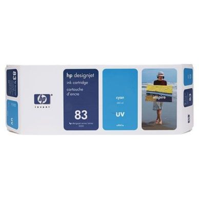 HP HP 83 Mustepatruuna syaani, 680 ml
