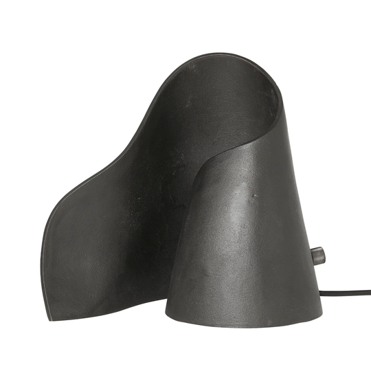 ferm LIVING Oyster pöytävalaisin, musta