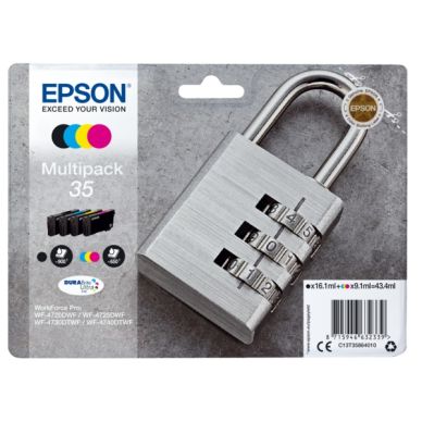 Epson Mustepatruuna MultiPack Bk,C,M,Y
