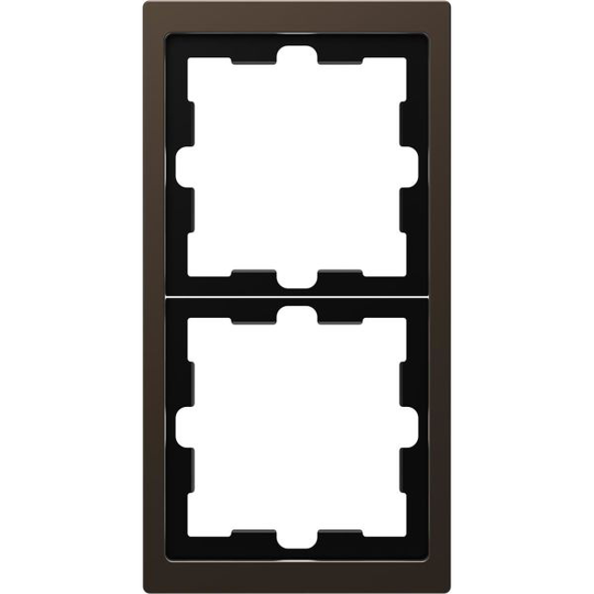 Schneider Electric MTN4020-6552 Yhdistelmäkehys 2 lokero, metalli Mocca