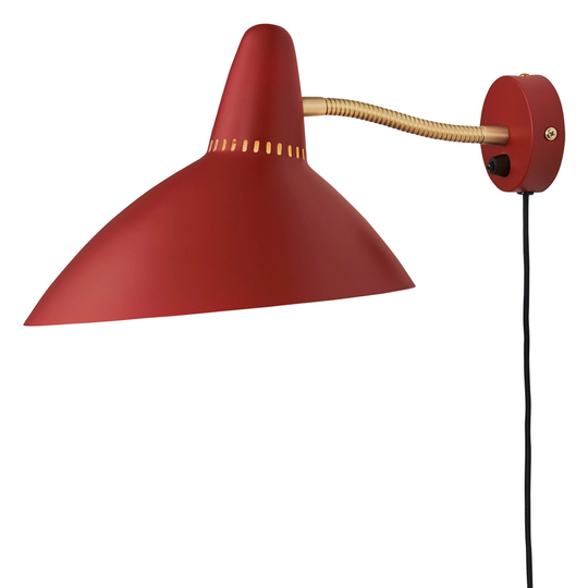 Warm Nordic Lightsome seinävalaisin, punainen