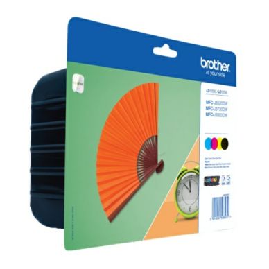 Brother Mustepatruuna MultiPack Bk,C,M,Y, 1x2400 Sid