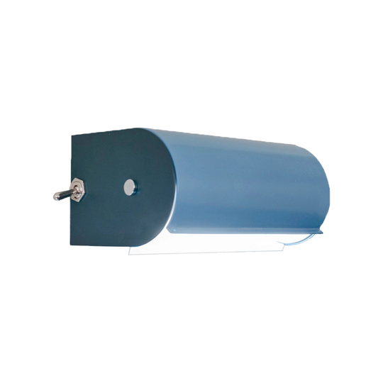 Nemo Lighting Applique Cylindrique Petite seinävalaisin, vaaleansininen