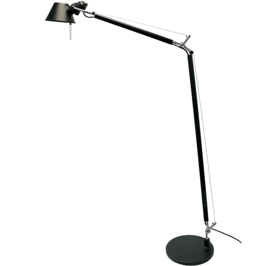 Artemide Tolomeo Lettura lattiavalaisin, musta