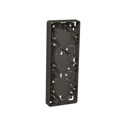 Schneider Electric Exxact Korotuskehys Antrasiitti, 21 mm 3-paikkainen