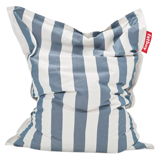 Fatboy Original Outdoor säkkituoli, raidallinen ocean blue