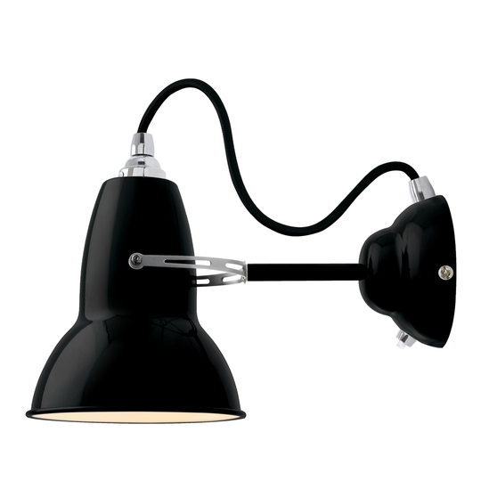 Anglepoise Original 1227 seinävalaisin, jet black