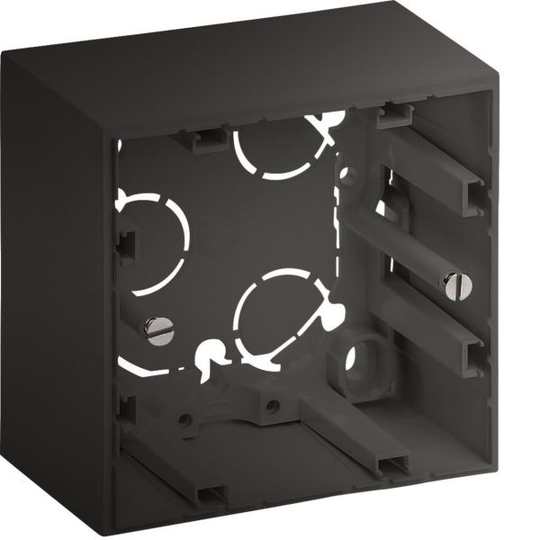 Hager 6310611606 Korotuskehys korkea 1 lokeroinen, antrasiitti