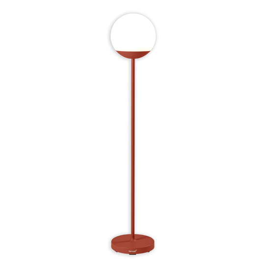Fermob Mooon! Tall lattiavalaisin, red ochre