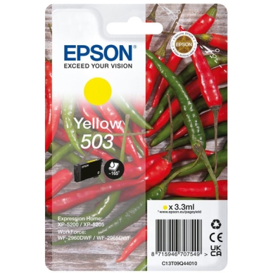 Epson Mustepatruuna keltainen, 165 sivua