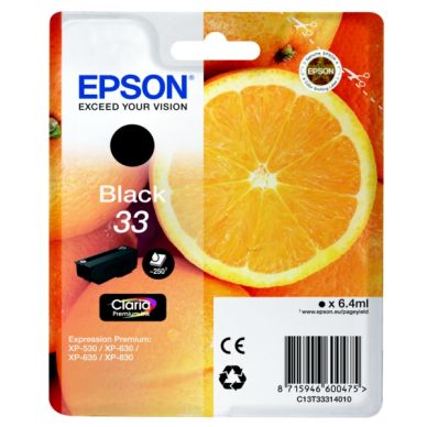 Epson Epson 33 Mustepatruuna musta, 250 sivua