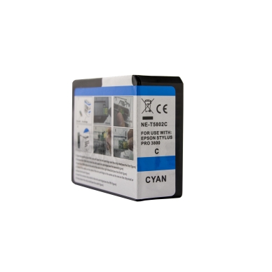 WL Mustepatruuna, korvaa Epson T5802, syaani, 84 ml