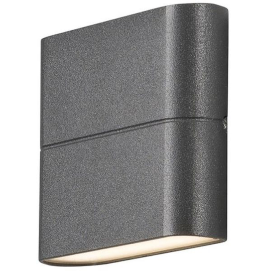 Konstsmide Chieri Seinävalaisin 2x3 W, LED, antrasiitti