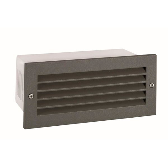 Norlys Grimstad 1545 Seinävalaisin upotettu, LED, 9,2W, IP65 Grafiitinharmaa