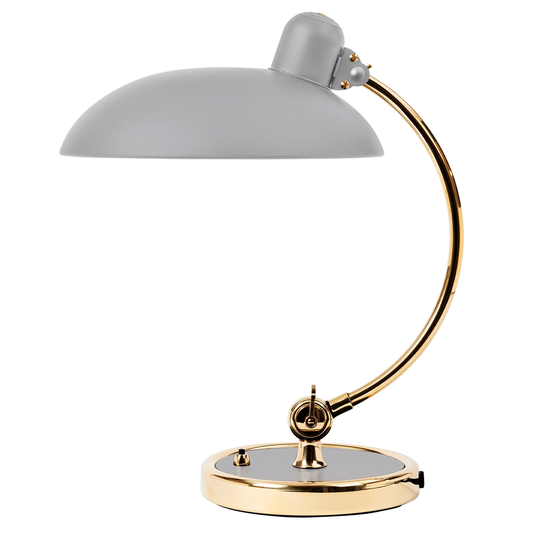 Fritz Hansen Kaiser Idell 6631-T Luxus pöytävalaisin, matt grey - messinki