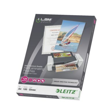 Leitz Laminointitasku A4 UDT 125 mic. 100/ltk