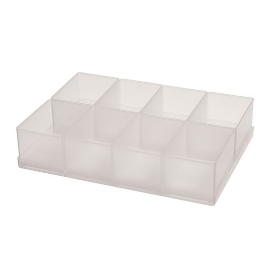 Raaco 109888 Lokerikko 47x55x79 mm, 8 lokeroa
