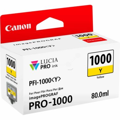 Canon Mustepatruuna keltainen, 80 ml