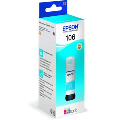 Epson Epson 106 Mustepatruuna syaani, 70 ml